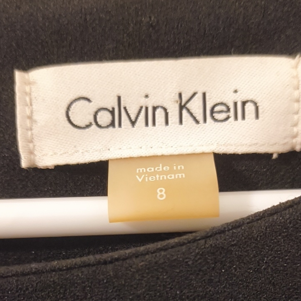 Calvin Klein Black Flared Sleeve Dress - Picture 2 of 4